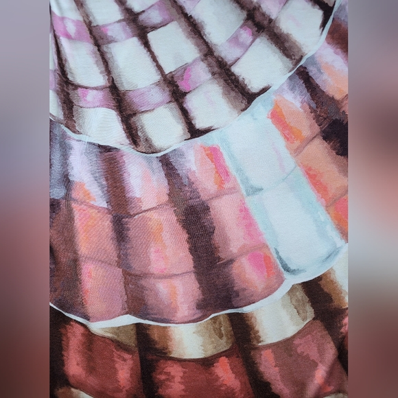 Mara Hoffman One Shoulder Kaftan in Shells Flamingo, VGUC, Size M/L - Picture 6 of 6